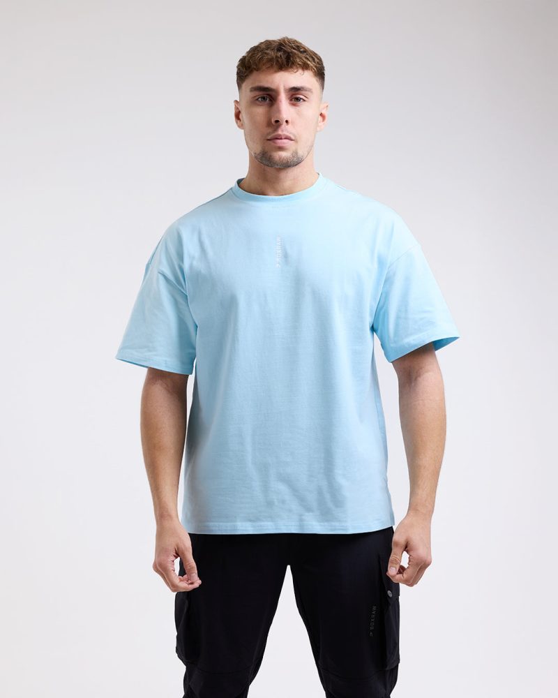 BOXRAW Lineal Tshirt Blue 3