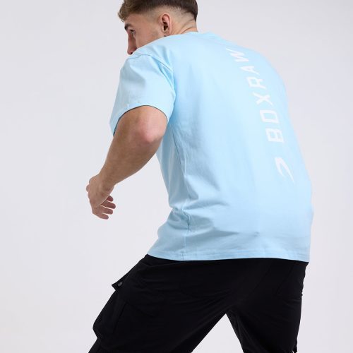 BOXRAW Lineal Tshirt Blue 4