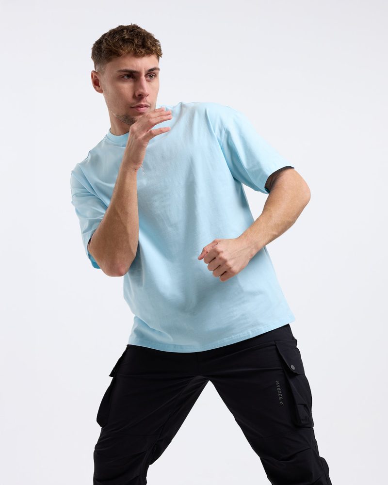 BOXRAW Lineal Tshirt Blue 5