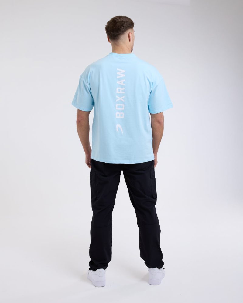 BOXRAW Lineal Tshirt Blue 8