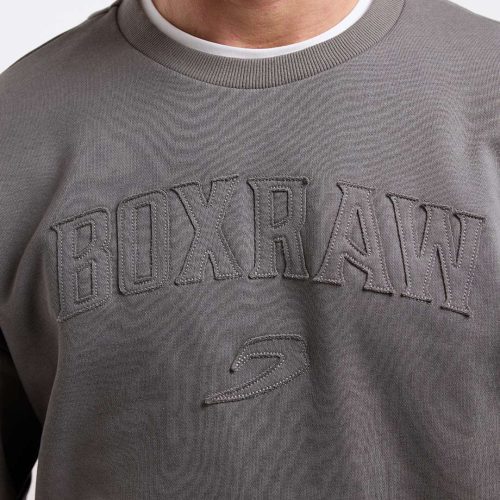 BOXRAW Mens Distressed EastSt Sweatshirt 6