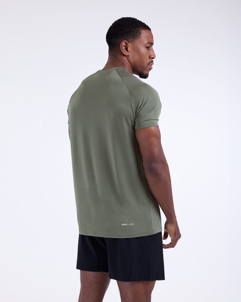 BOXRAW Mens Valdes Tee Green 3