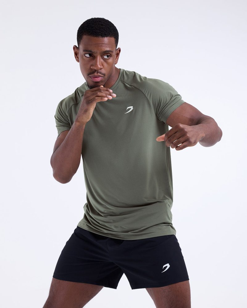 BOXRAW Mens Valdes Tee Green 4