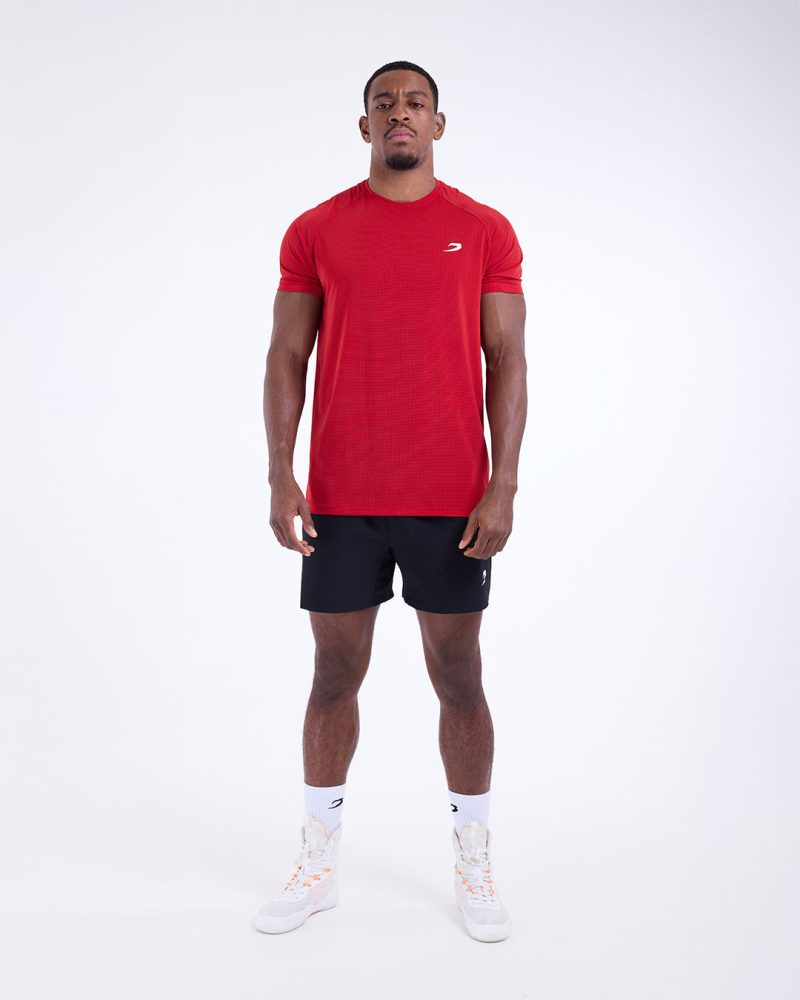 BOXRAW Mens Valdes Tee Red 2