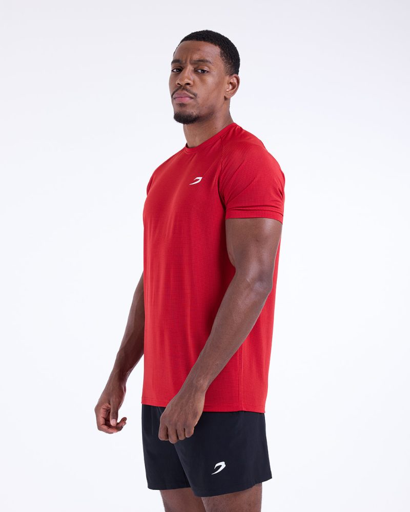 BOXRAW Mens Valdes Tee Red 5