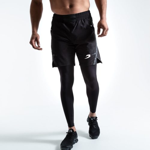 Pep Shorts (2-In-1 Training Tights) - Black