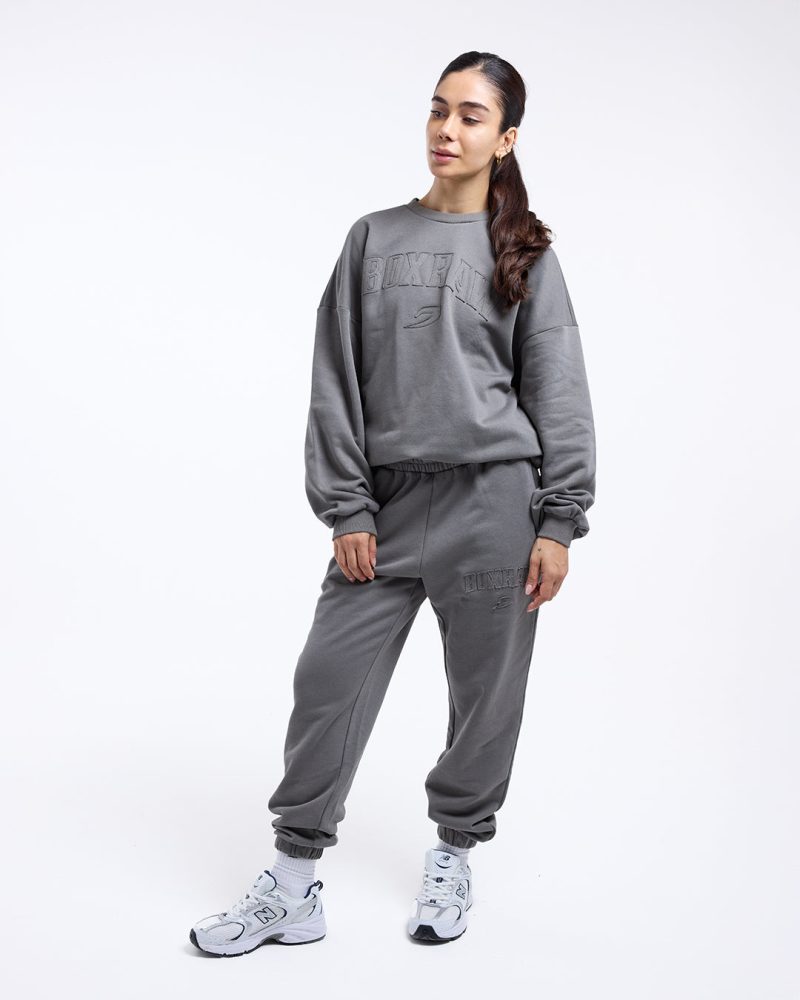 BOXRAW Womens Distressed EastSt Sweatshirt 2