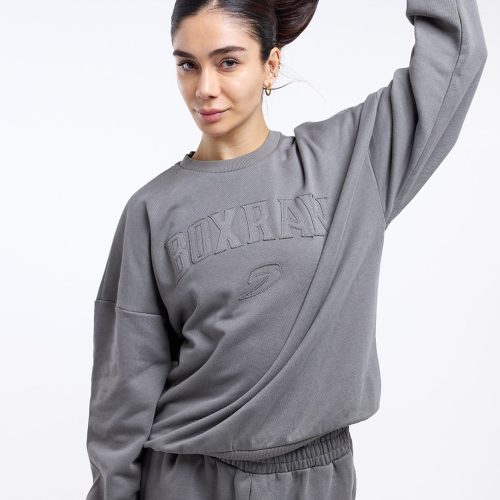 BOXRAW Womens Distressed EastSt Sweatshirt 5