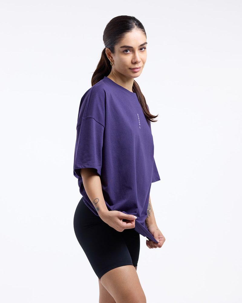 BOXRAW Womens Lineal Tshirt Purple 4